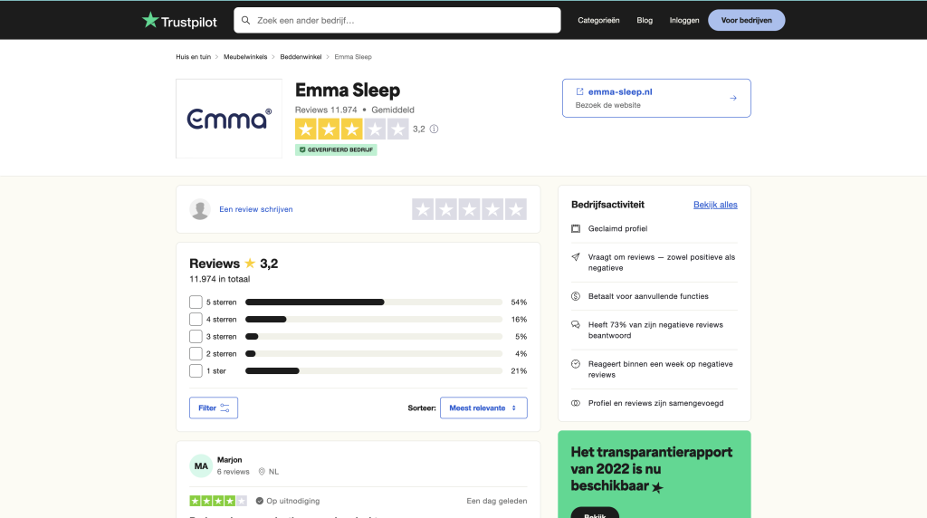 emma - matras - review