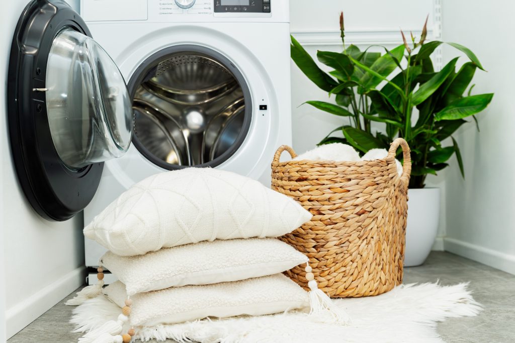 kussens wassen in wasmachine