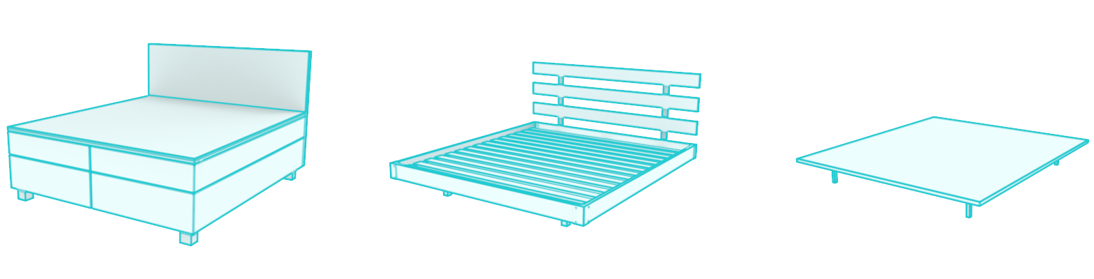 Verschillende soorten bedden - Boxspring - houten bed - stalen bed - bedframe