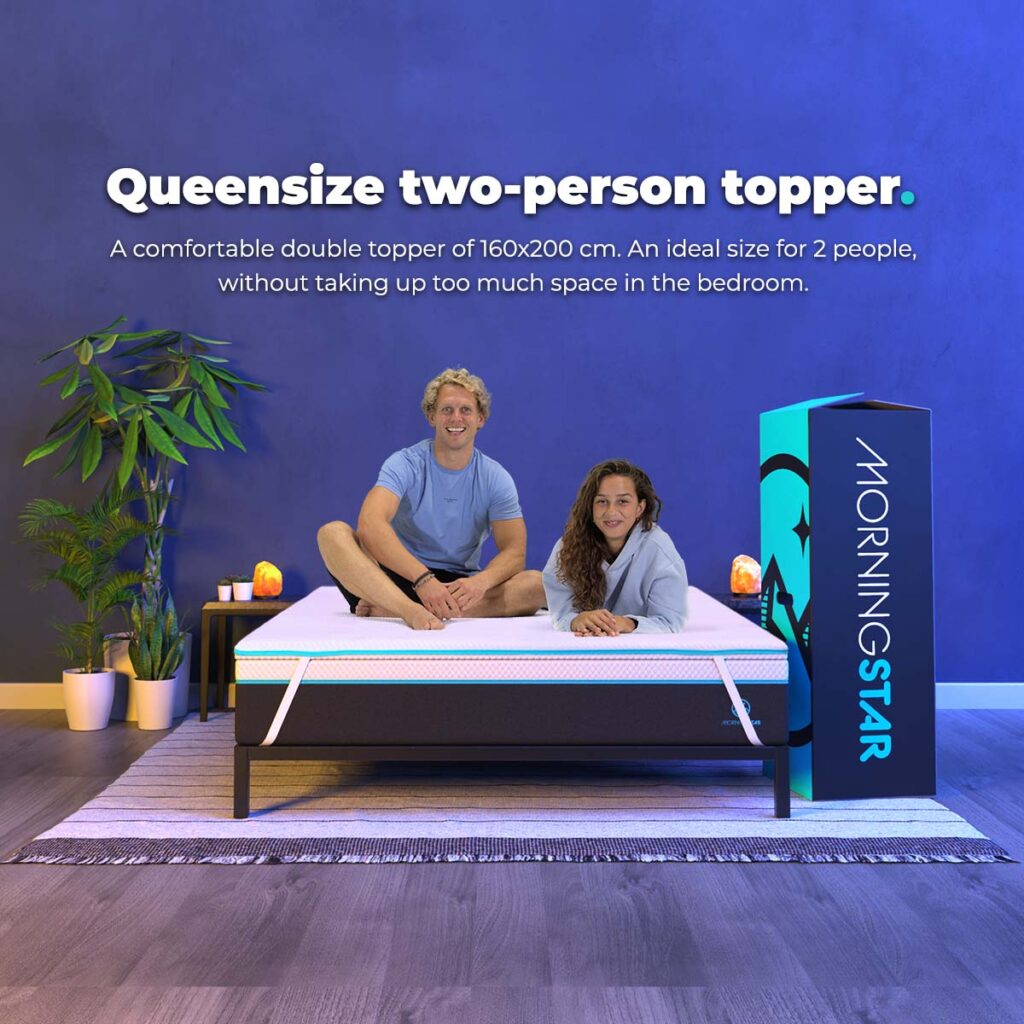 Morningstar Sleeps - Topper - 160x200 cm - Queensize two person topper