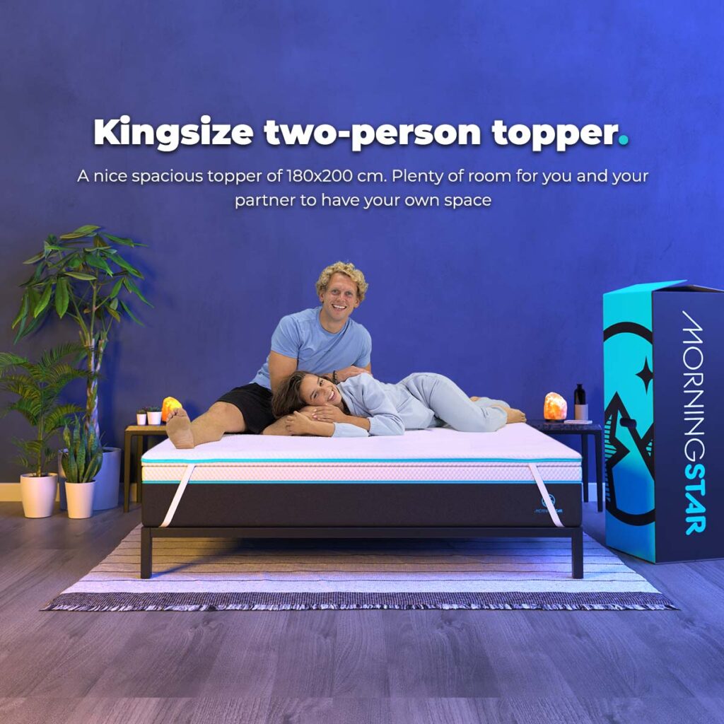 Morningstar Sleeps - Topper - 180x200 cm - Kingsize two person topper