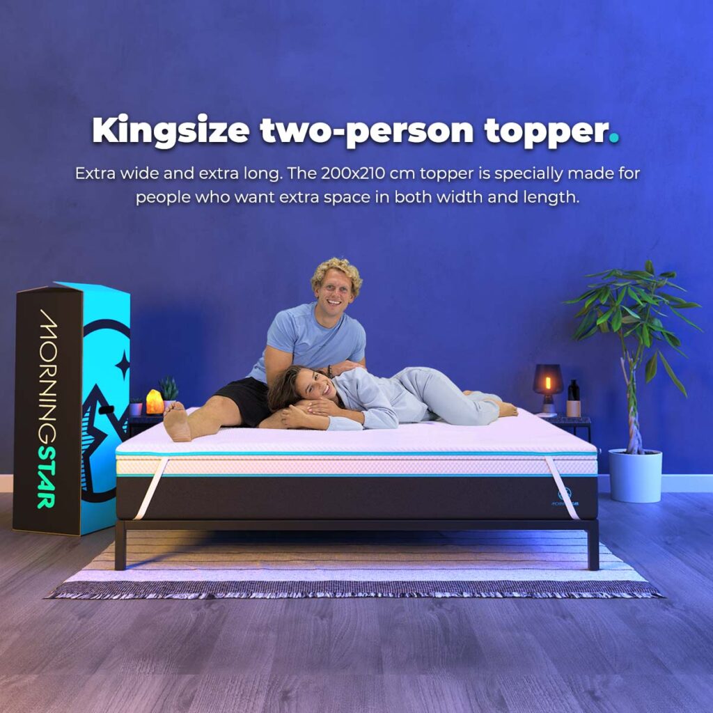 Morningstar Sleeps - Topper - 200x210 cm - Kingsize two person topper
