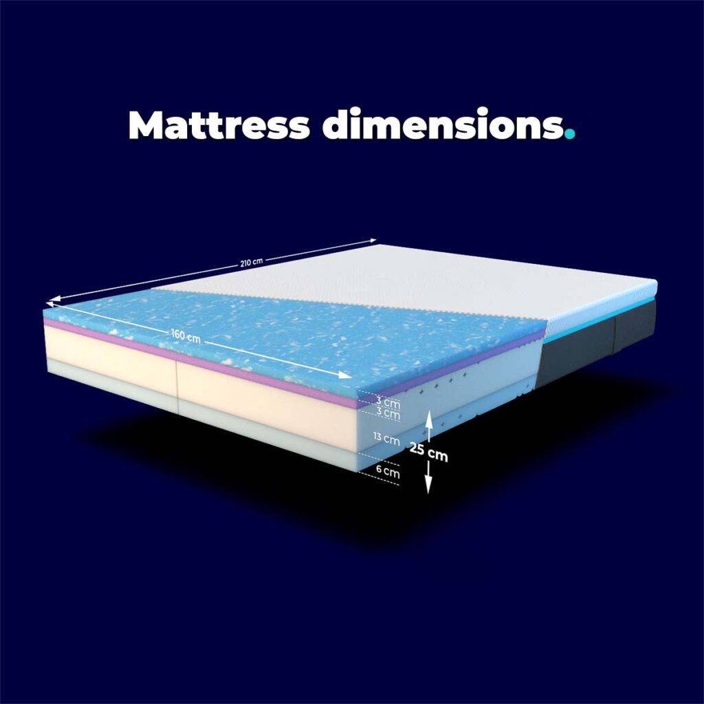 Mattress dimensions 160x210