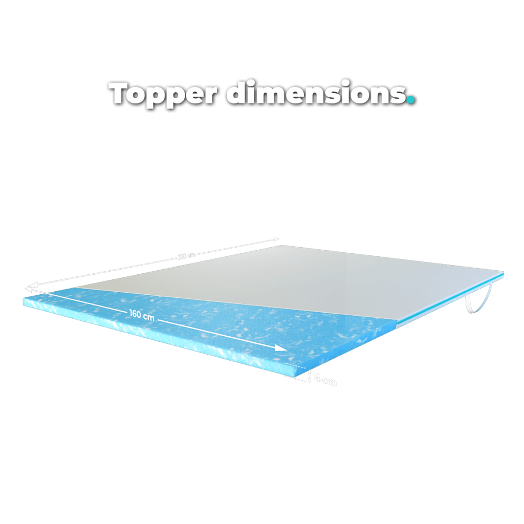 Topper dimensions - 160x210 cm