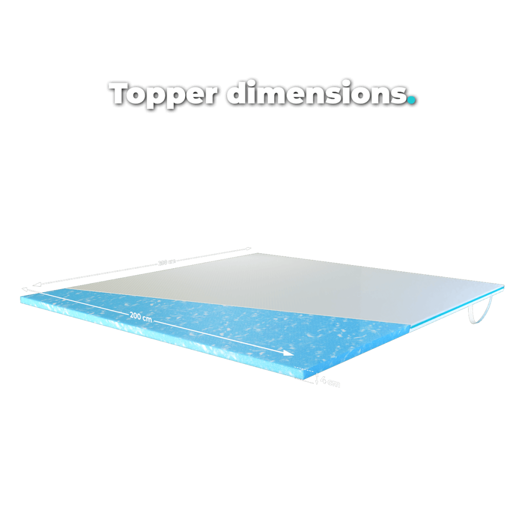 Topper dimensions - 200x210 cm