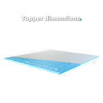 Topper dimensions - 200x210 cm