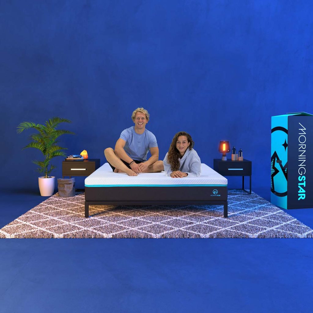 Morningstar Sleeps - Stellar mattress with man and woman - 160x200 cm