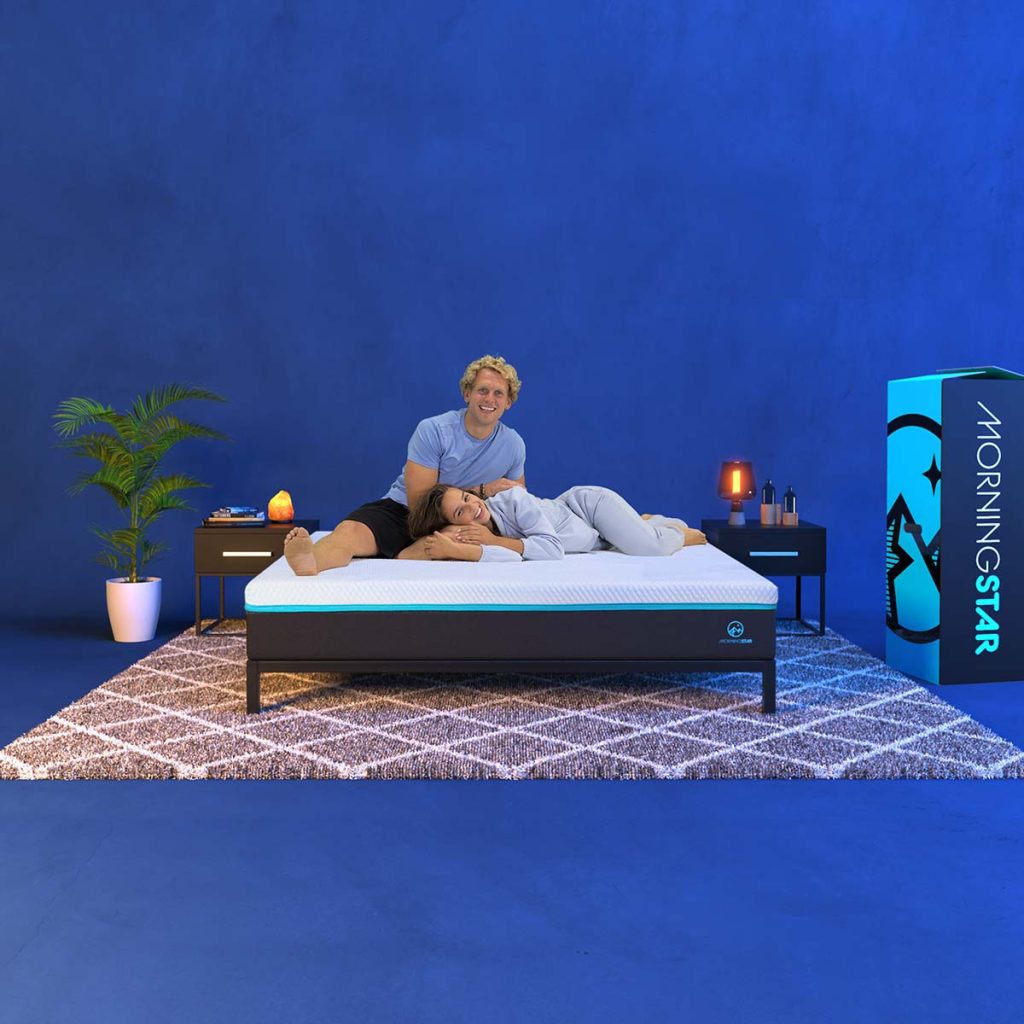 Morningstar Sleeps - Stellar mattress with man and woman - 180x210 cm